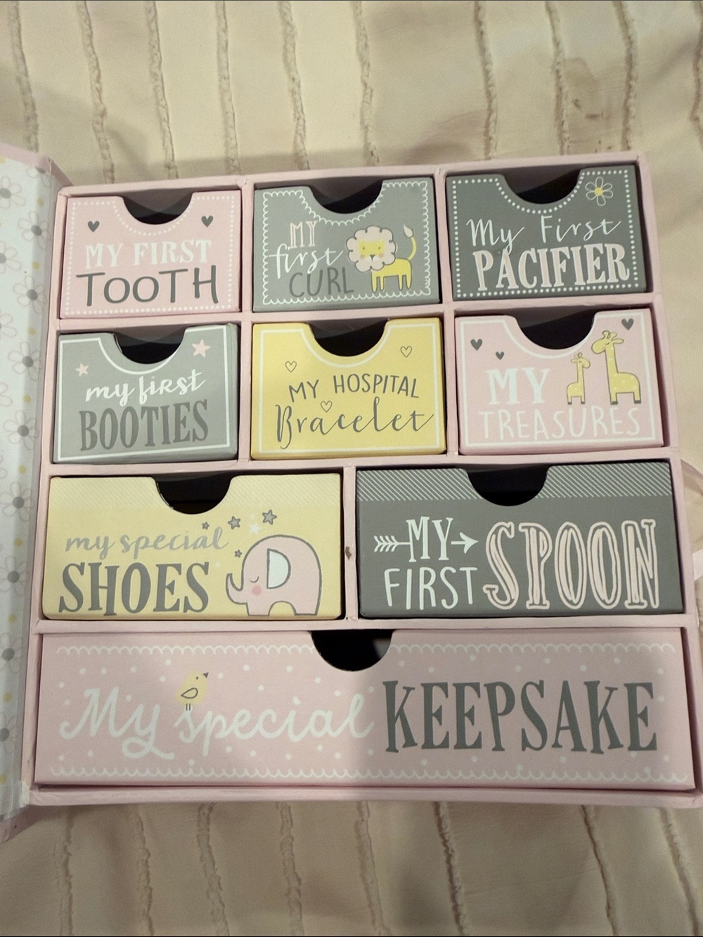 Keepsake Box — Pink Fairytale Memory Organizer - Picture 4 of 5